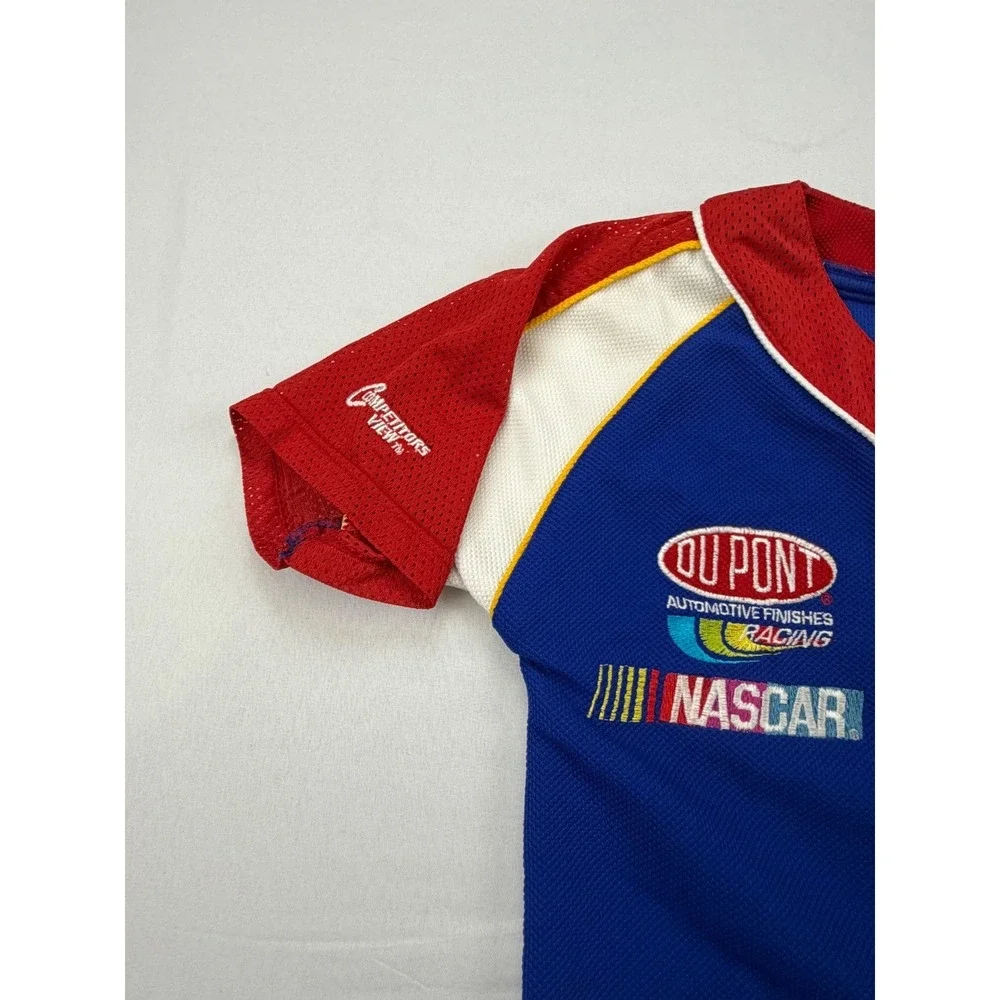 Competitors View NASCAR Jersey Kid Size S 8/10 Blue Jeff Gordon 24 DuPont Racing - Picture 8 of 10